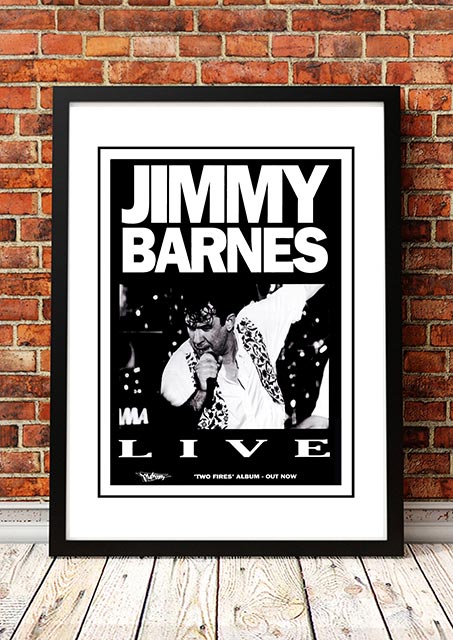 Jimmy Barnes Two Fires Australian Tour 1990 Band Concert