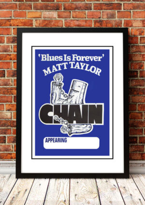 Chain ‘Blues Is Forever’ Tour Poster 1984