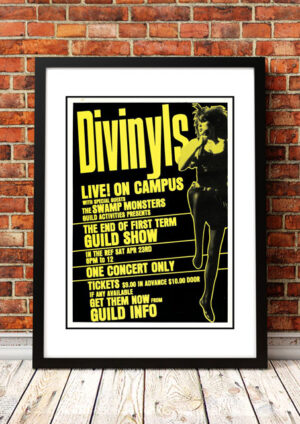 Divinyls ‘Griffith Uni’ Concert Poster 1985