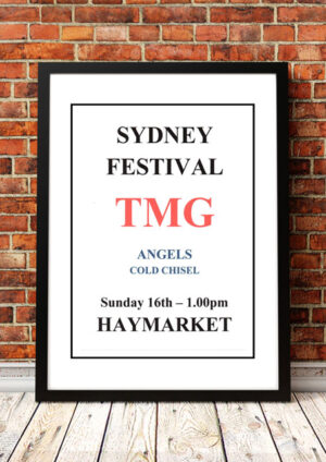 TMG / Angels / Cold Chisel ‘Sydney Festival’ Poster 1977